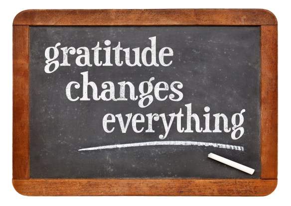 Gratitude changes everything
